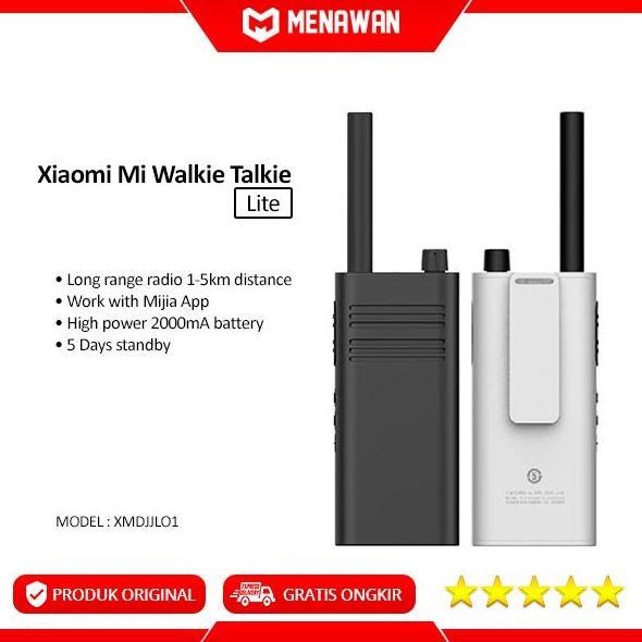 Murah Xiaomi Mi Walkie Talkie Lite Ht Intercom Mijia Smart Walkie Talkie