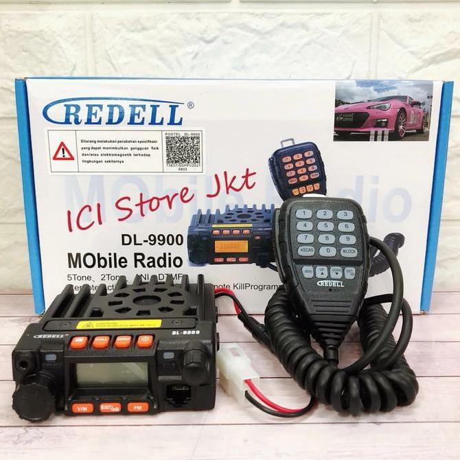 Murah Redell Radio Rig Dualband Mini Dl-9900 Walkie Talkie Ht Vhf Uhf 200 Channel 25 Watt 13.8V Dc 9
