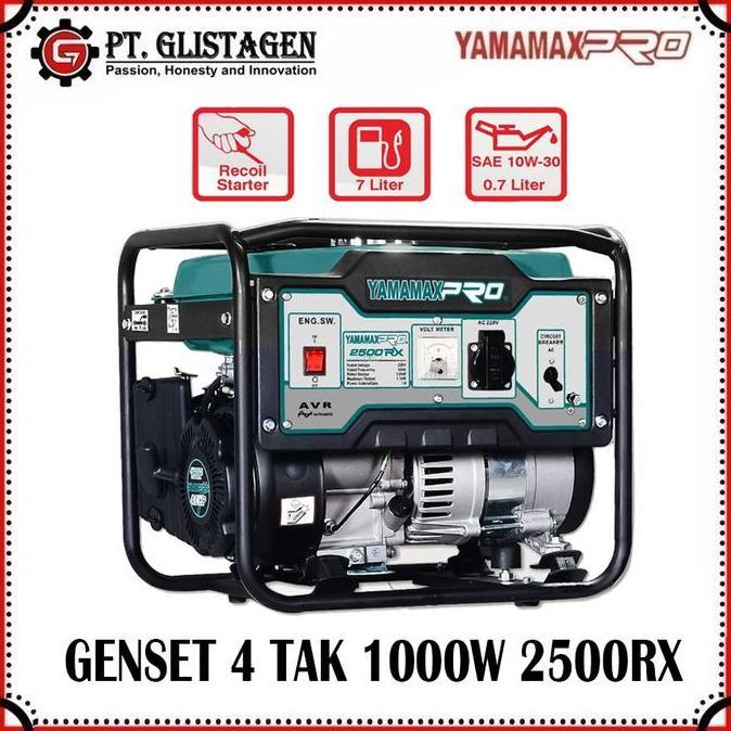 Genset Yamamax Pro 2500Rx Mesin Genset Listrik 1100Watt Bensin 4 Tak Avr Yamamax Pro 2500 Rx
