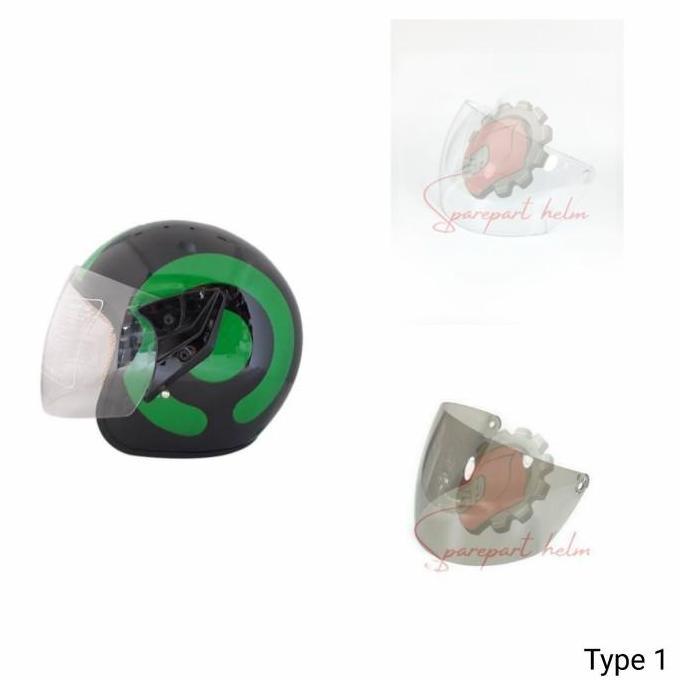 Kaca helm Driver Visor helm