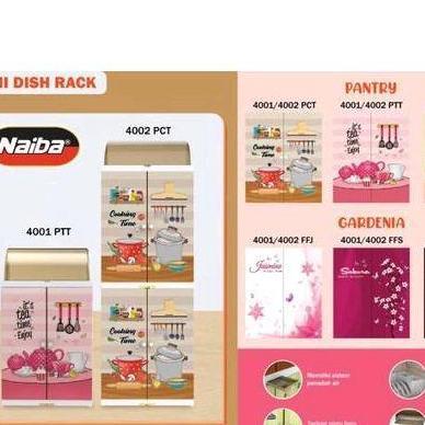 RAK PIRING NAIBA MINI 3 SUSUN / 4001
