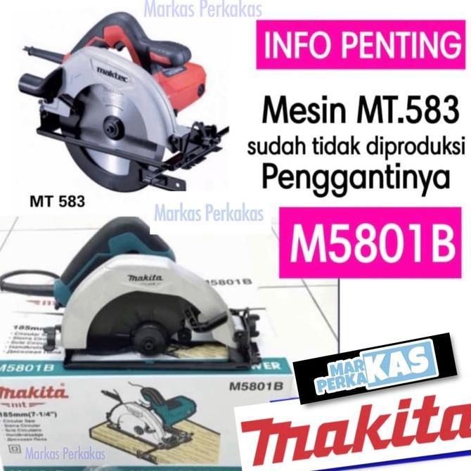 Maktec Mesin Circular Saw Mt 583 - Mesin Gergaji Kayu Mt583 Maktec