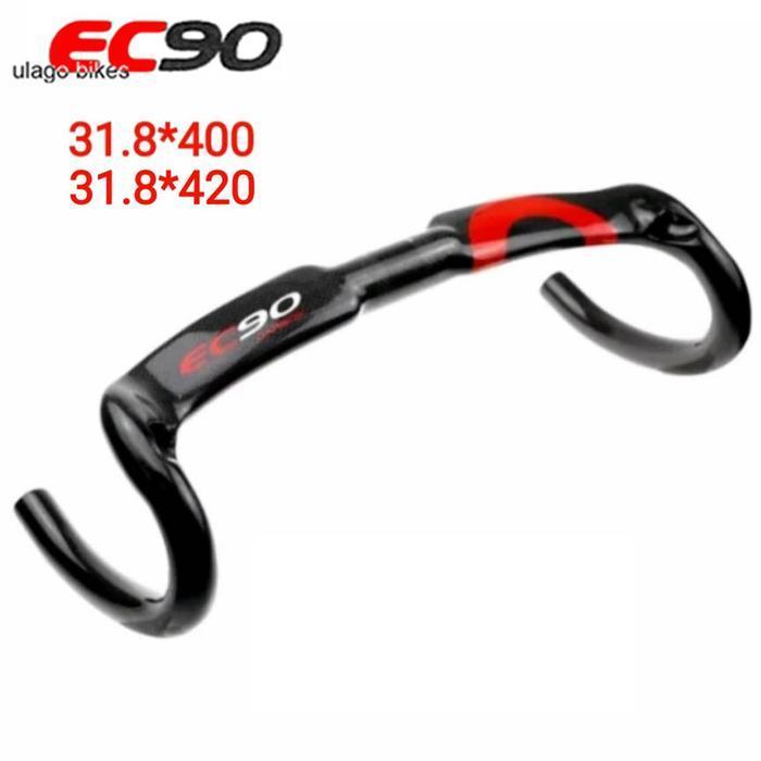 handlebar dropbar carbon EC90 aero 2 31.8 OS drop bar stang balap road stang bengkok sepeda