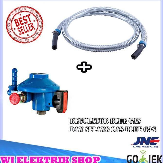 PAKET HEMAT REGULATOR BLUE GAS DAN SELANG BLUE GAS KUALITAS TOP
