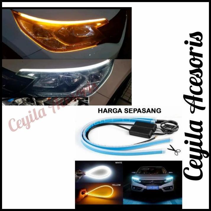 HOT DEAL LAMPU ALIS RUNNING TURNING LED 2 WARNA MOBIL VIOS/VIOS LIMO 