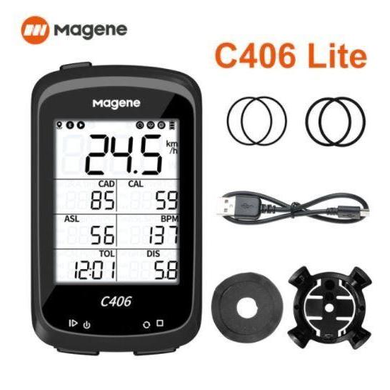Speedometer sepeda Magene C406+Barfly Original Cyclometer Magene C406