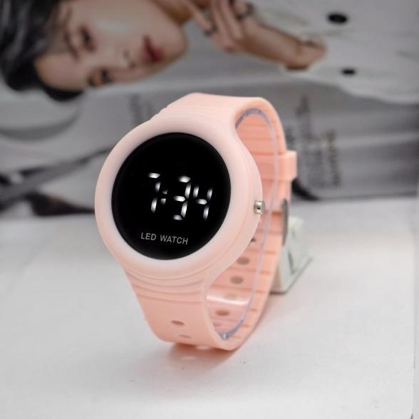 PREMIUM WBS Jam Tangan LED Digital Pria Wanita Rubber Electronic Fashion Couple Anak Remaja Premium 