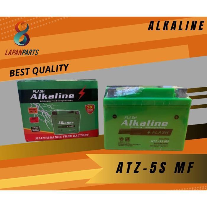 Aki Motor Aki Kering ALKALINE GTZ-5S MF  ( Beat,Supra X 125,Vario,Mio,Scoopy