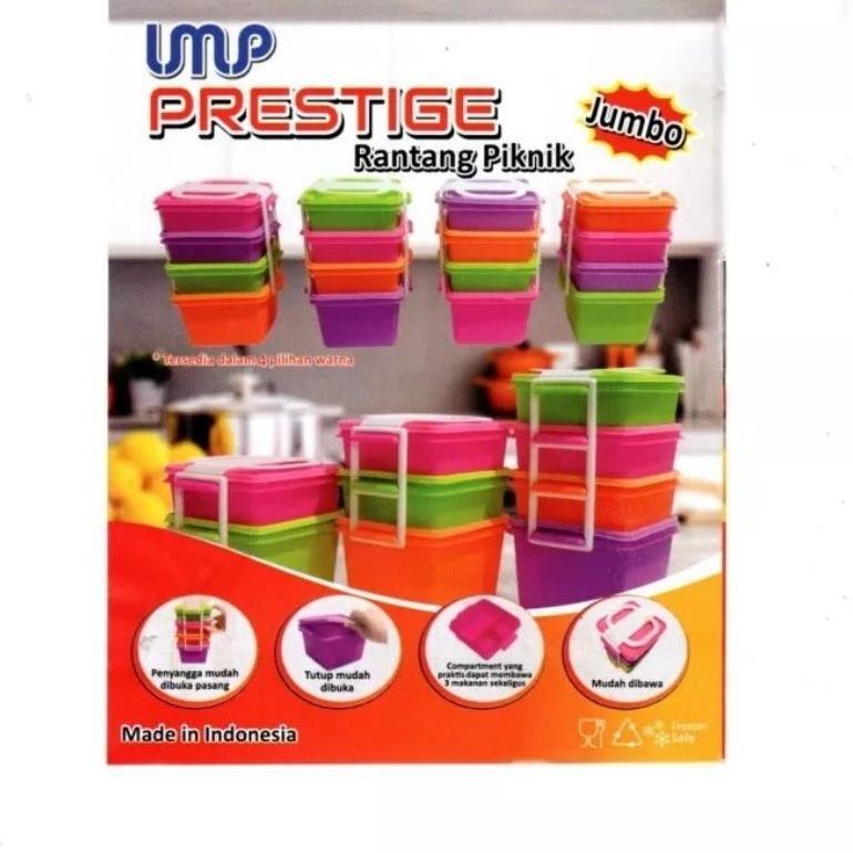 NEW PRODUCT Marvelashop | Rantang Piknik Jumbo 4 Susun Plastik Tebal