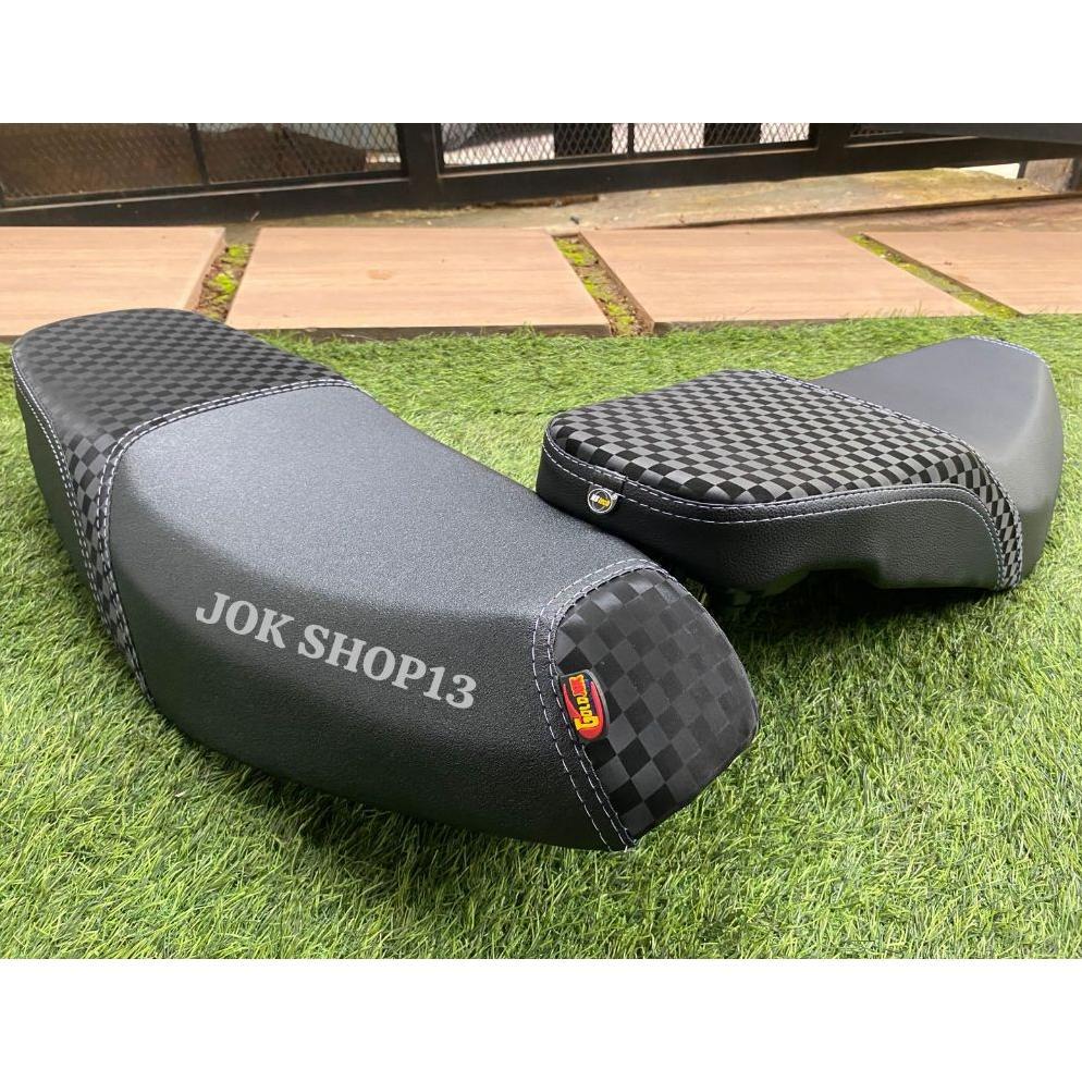 Flash Sale Jok Custom Mio Smile/Sporty/Mio J/Gt/Jupiter Mx Robotic Kulit Mbtech - Jok Mio Karbu Spor