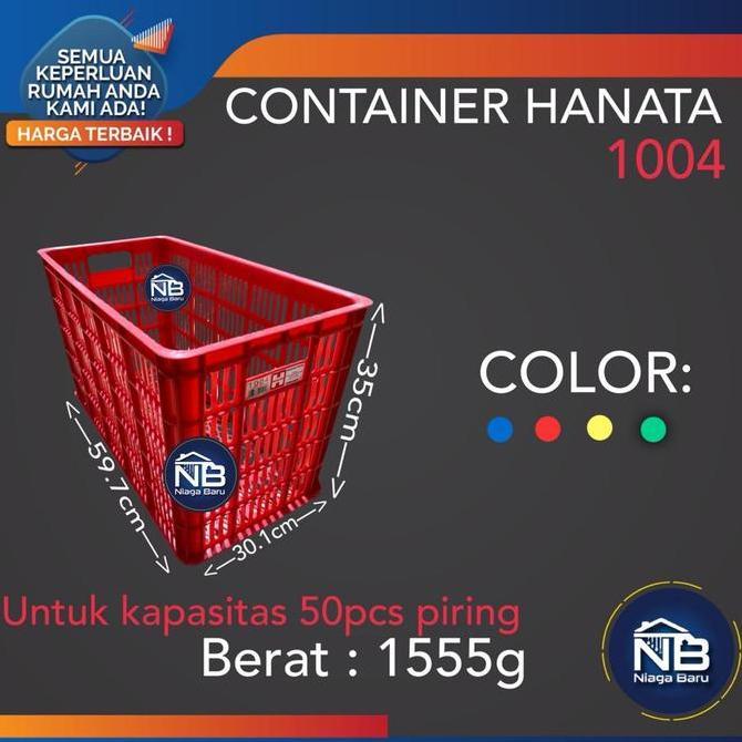 KERANJANG INDUSTRI KERANJANG Piring Hanata 1004 Box Container
