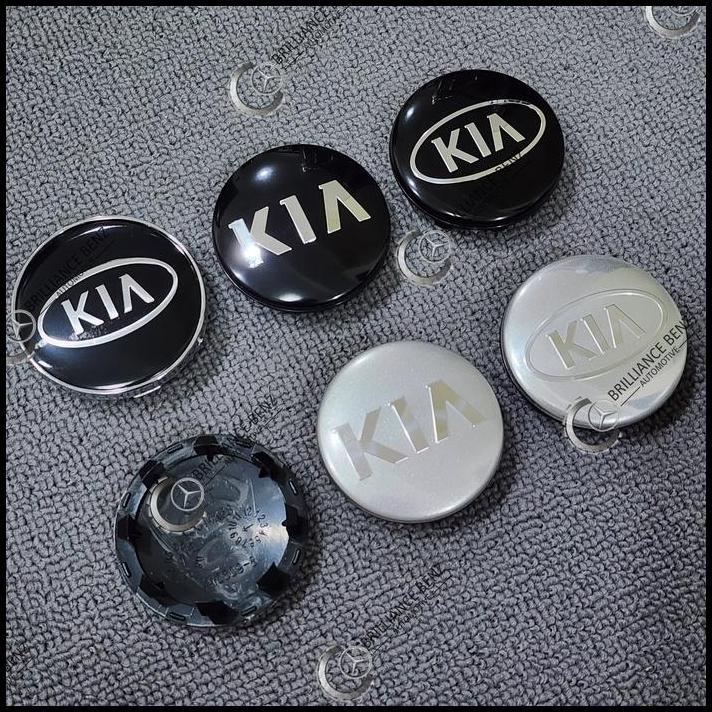 DISKON DOP RODA VELG EMBLEM KIA 60MM PICANTO RIO CARENS ALL NEW SPORTAGE ORI 