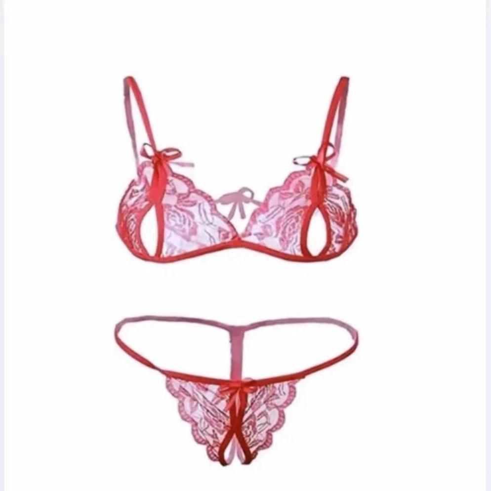 NEW SET BRA SEXY KOREA RENDA TRANSPARAN LEMBUT