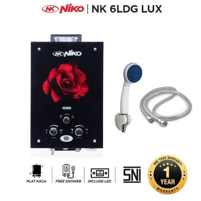 Grosir Niko Nk 6Ldg Lux Gas Water Heater Pemanas Air Gas