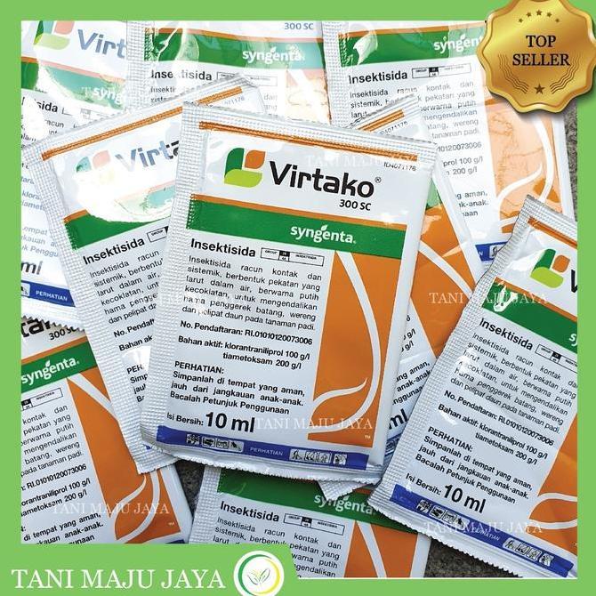 Insektisida Virtako 300SC 10 ml ORIGINAL ASLI 100% Obat Pembasmi Hama Tanaman Ulat Daun Bonsai