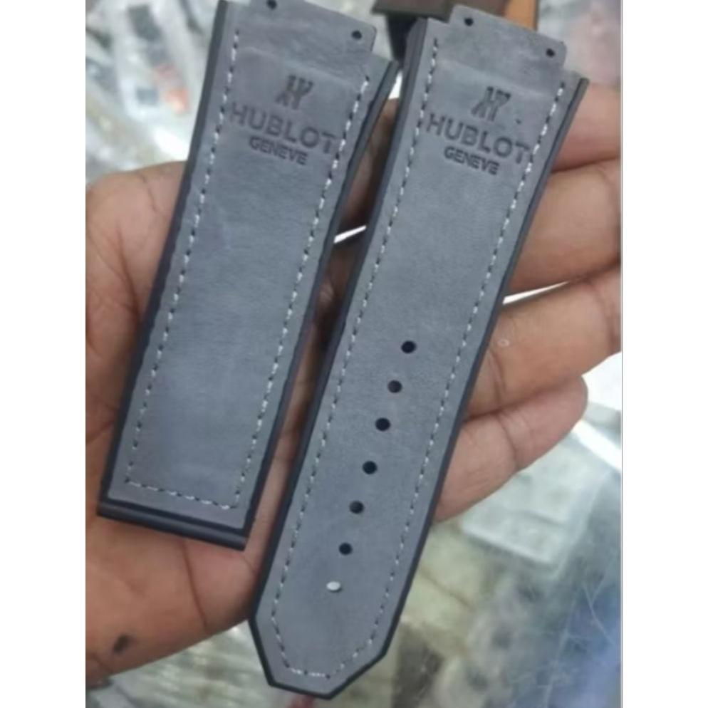 murah strap tali jam tangan hublot senna big banggeneve leather bludru rubber bigbang sena jam tanga