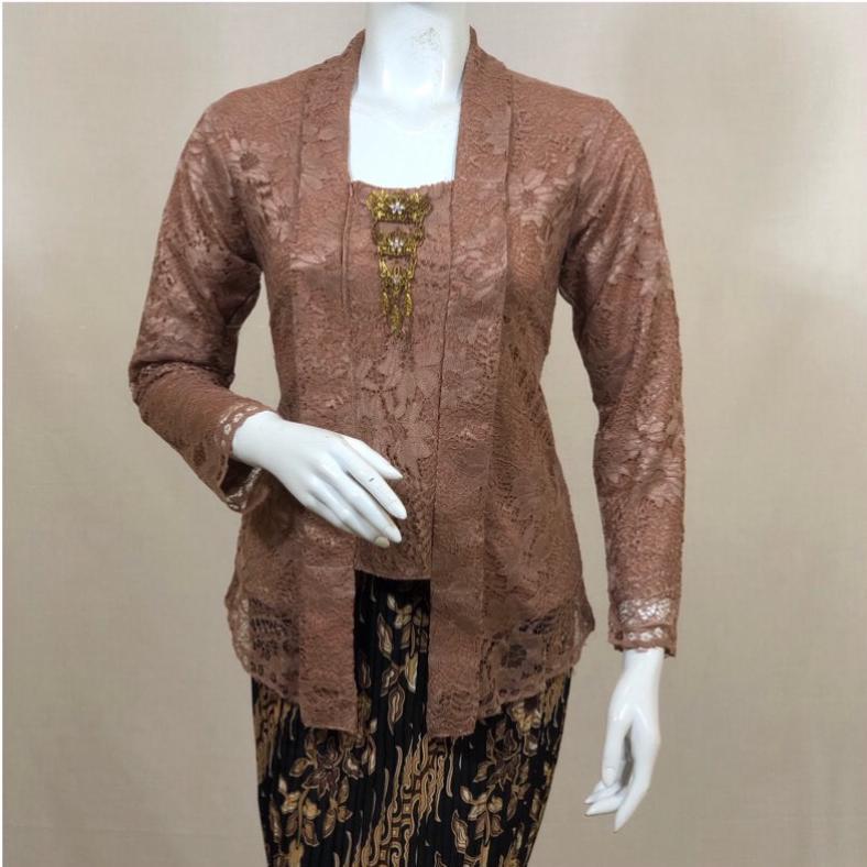New Product Kebaya Kutu Baru Brokat / Atasan Kutu Baru Brokat / Kebaya Wisuda