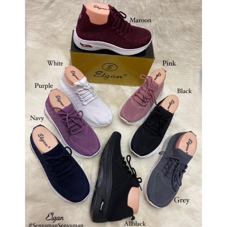 PAKET HEMAT SEPATU SPORT SHOES BERTALI SLIP ON SNEAKERS WANITA SEPATU OLAHRAGA KASUAL ELGAN