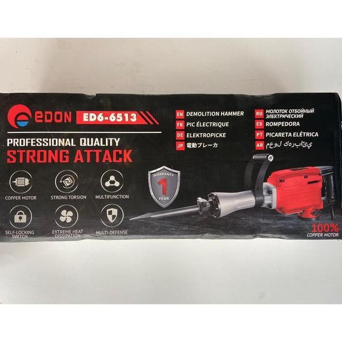 Mesin Bobok Beton Demolition Hammer Jack Hammer Ph65 Edon Ed6-6513