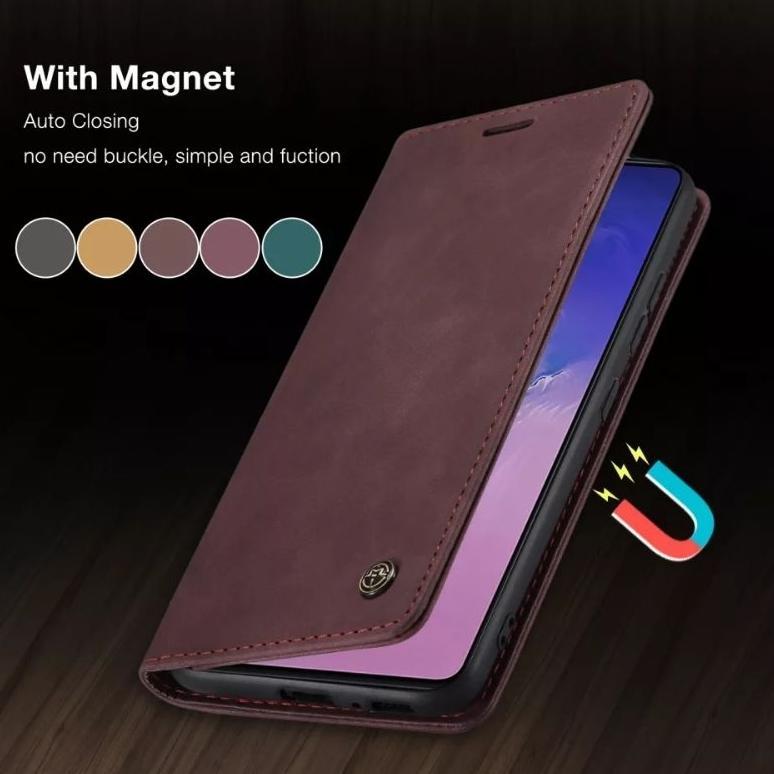 HOT VIVO V25 / VIVO V25E CASEME Flip Wallet Leather Case Cover Sarung Dompet LIPAT Kulit PU