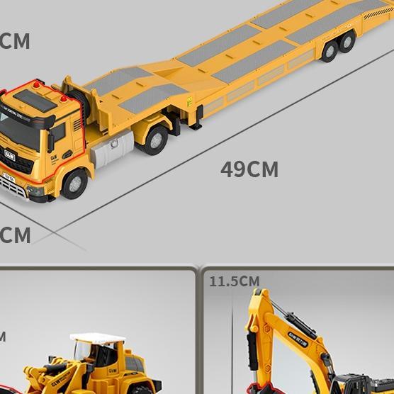 Mainan Anak Self Loader Truck Mainan Mobil Excavator Loader