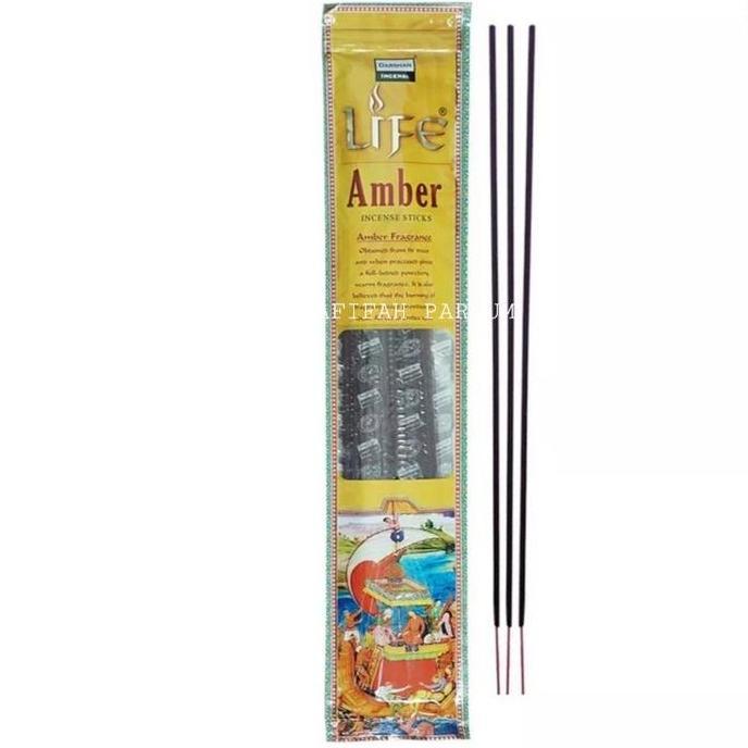 Dupa Hio Life Amber Panjang 1Bungkus Isi 50 Batang Stick