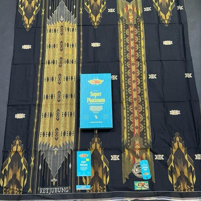 SARUNG KETJUBUNG SUPER PLATINUM JGN ( Jacquard gunung nasiona)