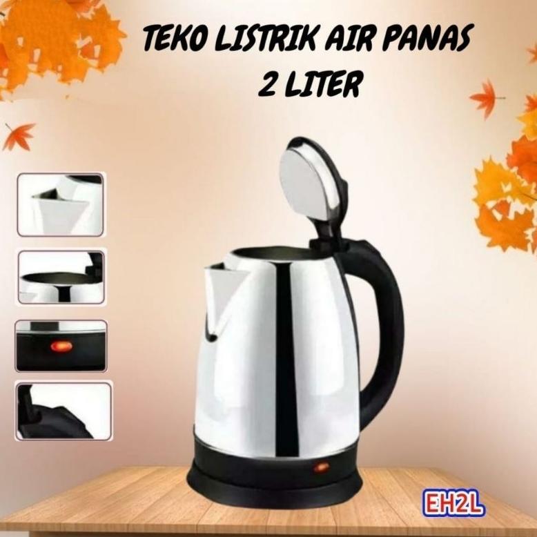 NEW DEALS Teko Listrik-Teko Listrik Watt Kecil-Teko Listrik 2 liter stainlees-Teko Listrik Sultan-Te