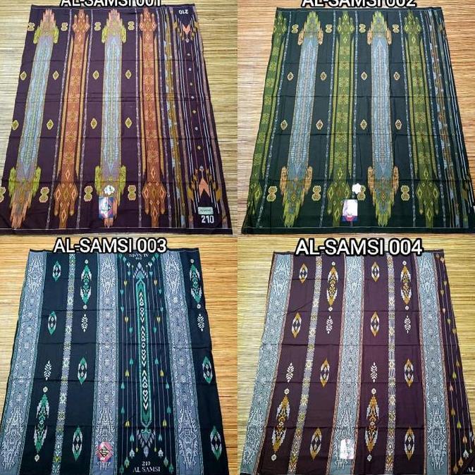 Sarung Al-Samsi Motif Mix Black Series, Sarung Al Samsi Exclusive