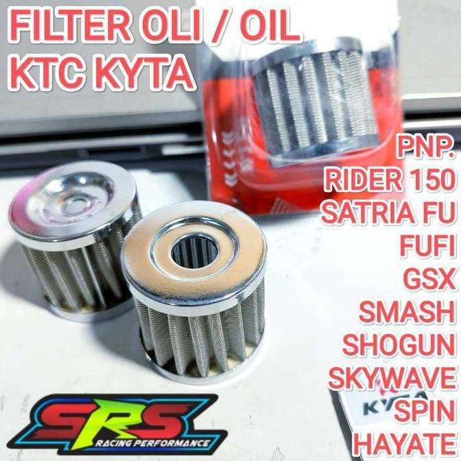 Ktc Filter Saringan Oli Suzuki Satria Fu Karbu Fufi  Gsx Hayate Skywave Spin Shogun Thunder Smash