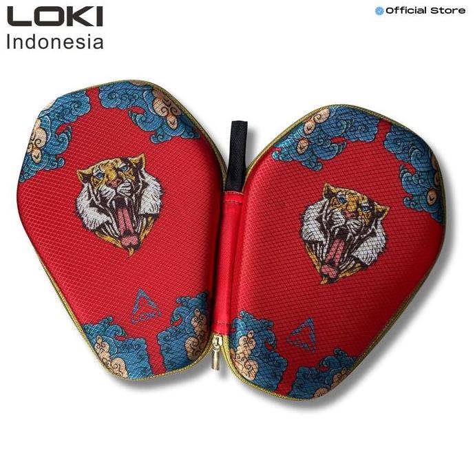 prokela_store - loki bag cover pingpong 8 red - table tennis