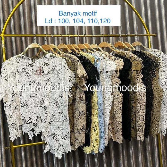 Outer Cardi Brokat Import
