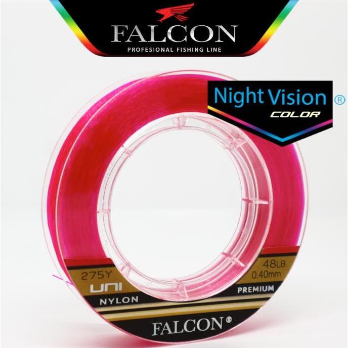 Senar Pancing Falcon Uni  275 yards RED FLUO NIGHT VISION