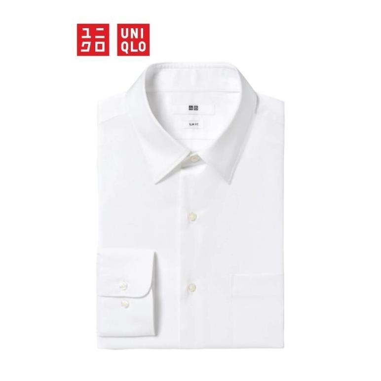 Kemeja Putih Uniqlo Kemeja Premium Kemeja Pria Lengan Panjang