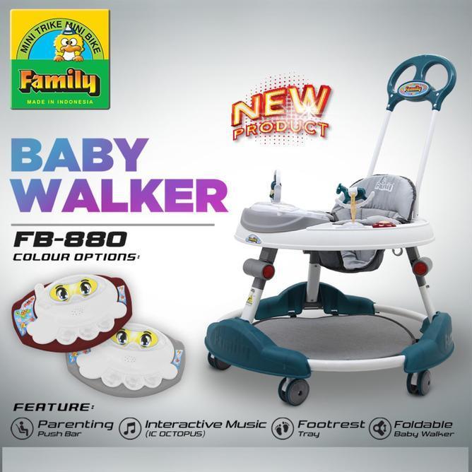 Baby Walker Family 880 880 880 Alat Bantu Jalan Bayi Musik Lampu
