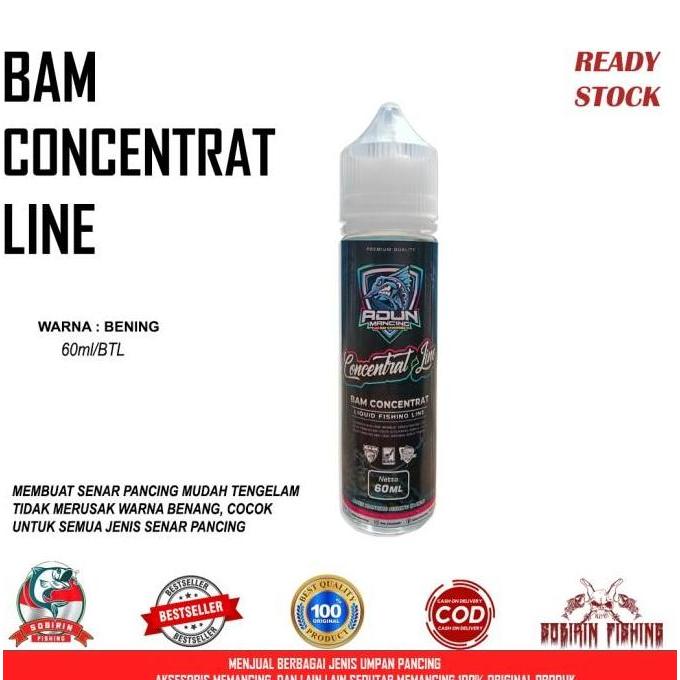 bam concentrat line adun mancing penenggelam senar pancing original