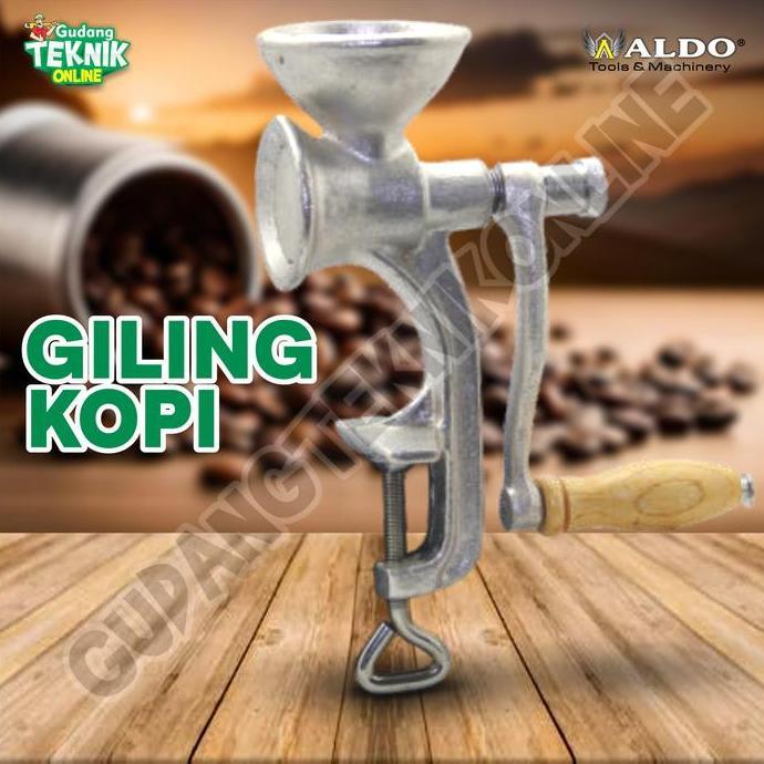 CEFRUCHE Alat Giling Kopi Manual ALDO - Gilingan Kopi Manual / Penggiling Kopi Manual ALDO / Giling 