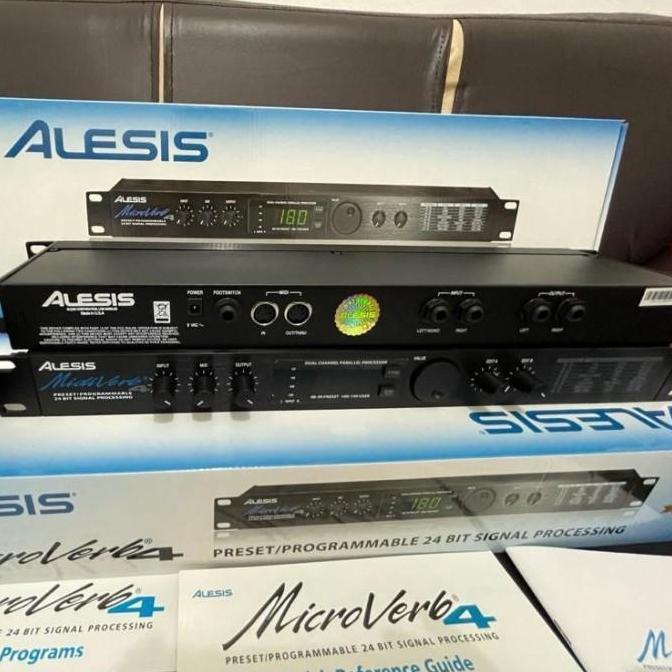 Effect Vocal ALESIS microverb4 ORIGINAL alesis made in usa Amplifier Mixer Soundcard Speakers