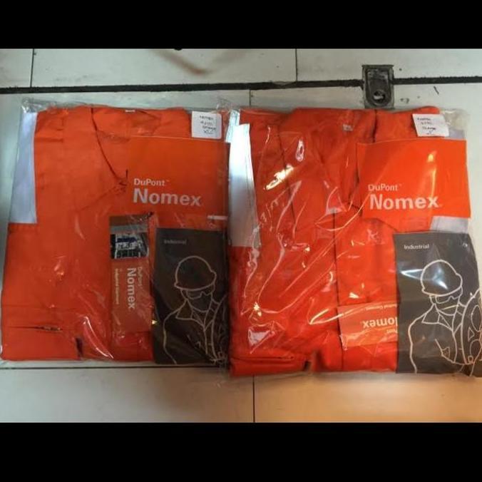 Coverall nomex asli Dupont/wearpack tahan api dupont