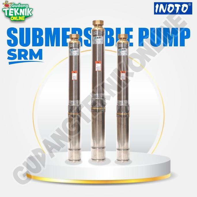 CEFRUCHE Pompa Air Celub Satelit INOTO 4SRM1604 4SRM1606 4SRM1609 1,5HP 2HP 3HP OUTLET 2,5" Casing 4