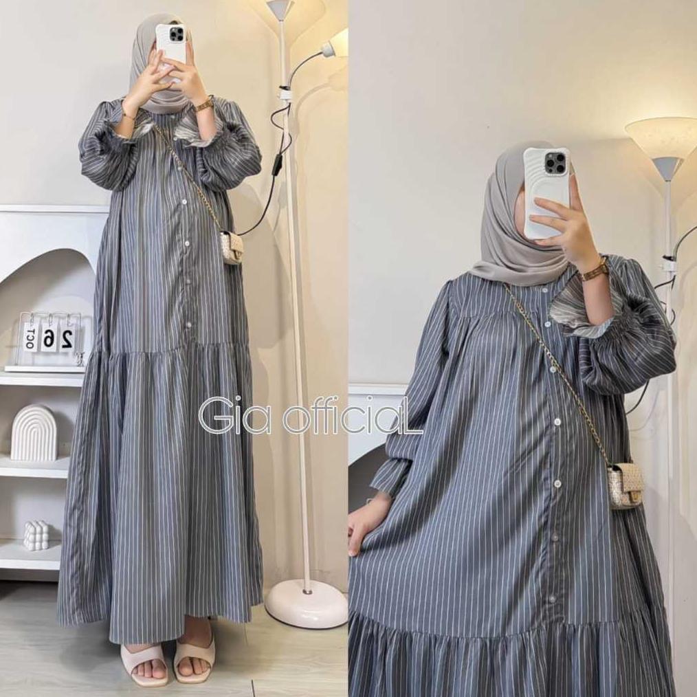 100% AMAN Gamis Mayasi Rayon Premium/Gamis Terbaru/Dress Rayon Premium/Gamis Salur