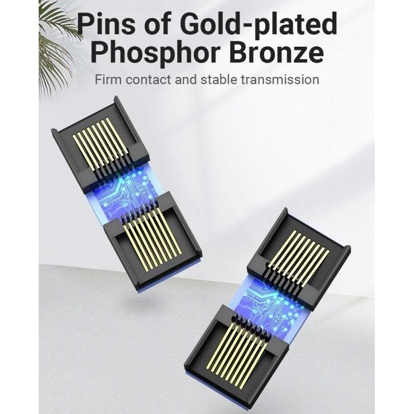 Vention Barrel Konektor RJ45 Cat.6 FTP Female to Female Jack Coupler