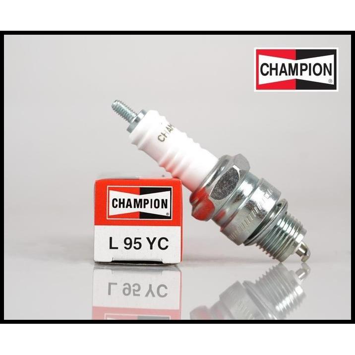 DISKON BUSI CHAMPION L95YC MOTOR 2TAK DRAT PENDEK VESPA RXKING F1ZR 