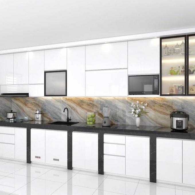 Kithcen set Minimalis l Kitchen set Dapur Rak Lemari Dapur Custom