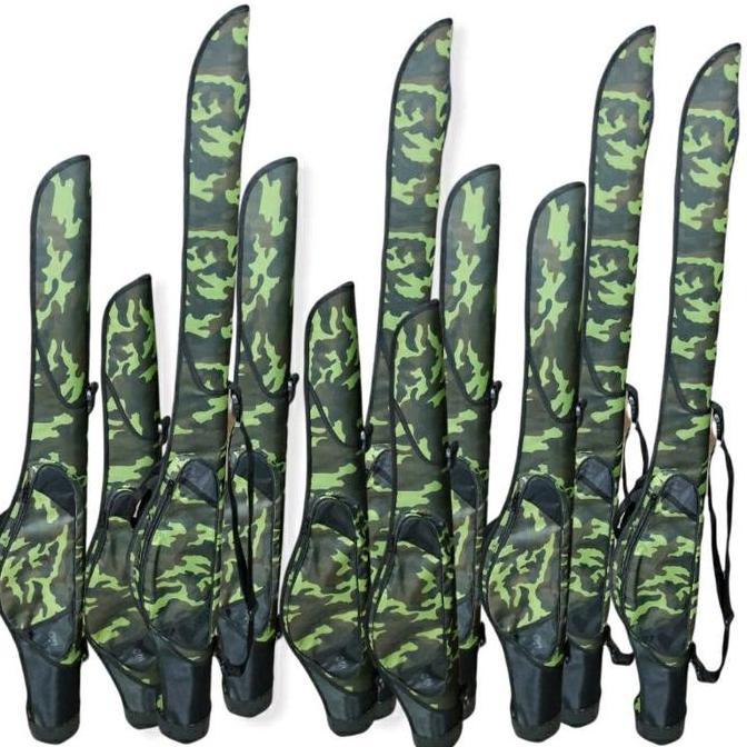 tas joran pancing hard case 80-200  cm ( fiber + mangkuk) Tas joran pancing laut tas joran 2 set pan