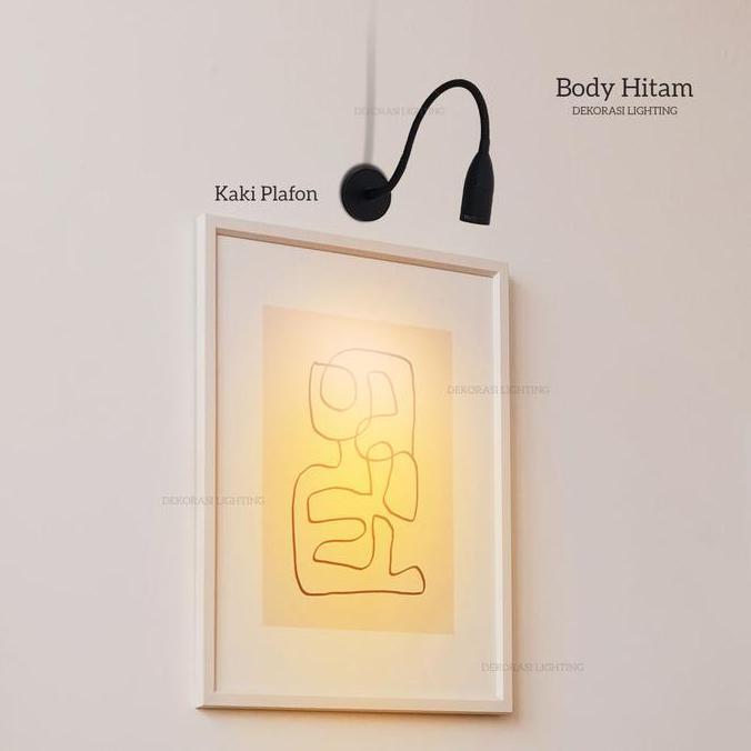 LAMPU DINDING LAMPU BACA WALL LAMP BED LIGHT FLEXIBLE SPIRAL