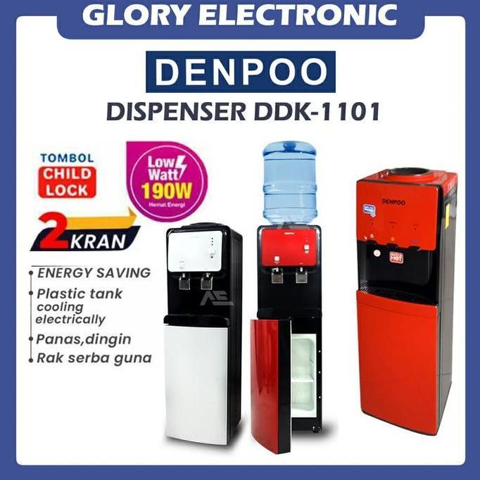 dispenser denpoo galon atas panas dingin DDk-1101.