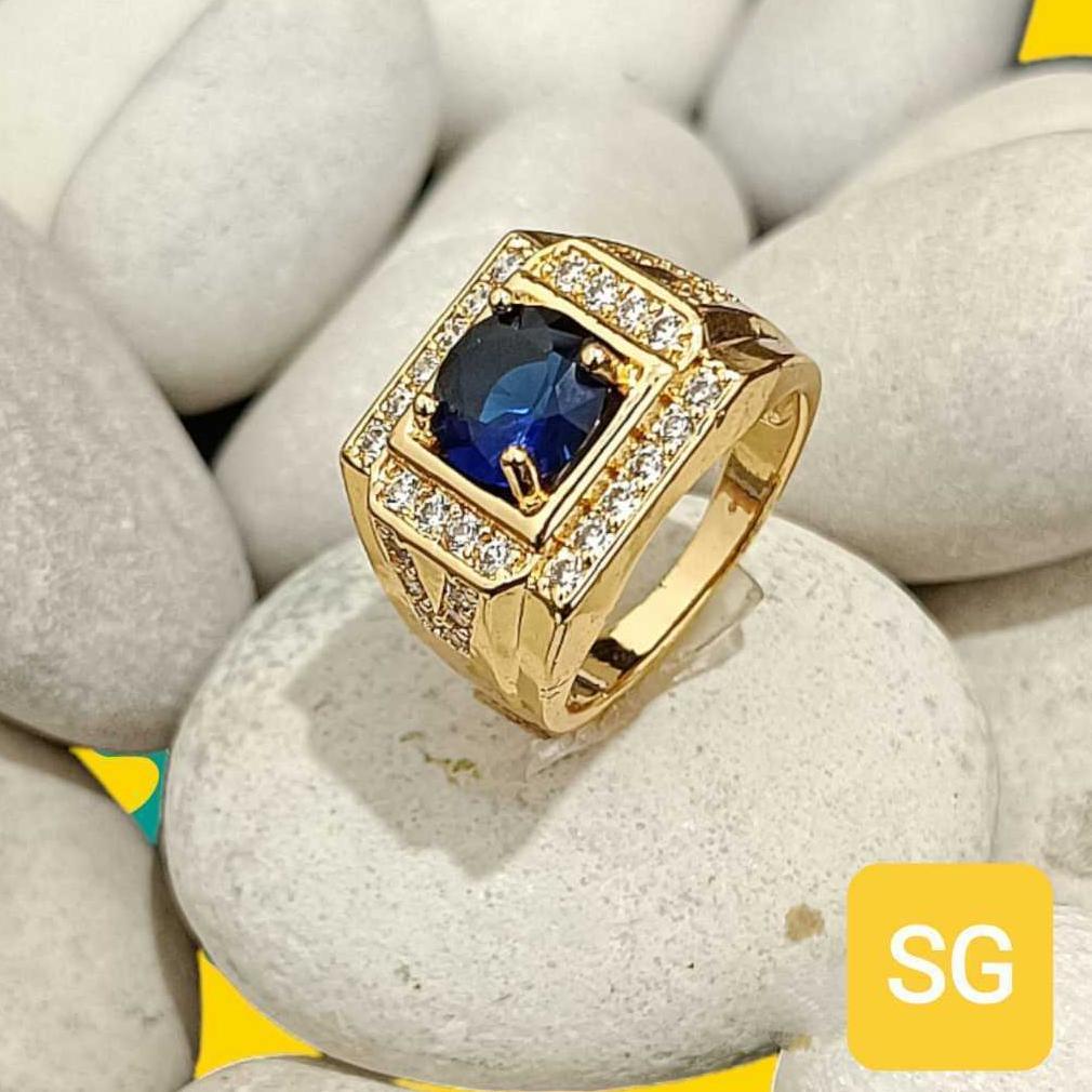 Recommended Cincin Batu Pria Titanium Anti Karat Cincin Pria Batu Cincin Titanium Cincin Terbaru