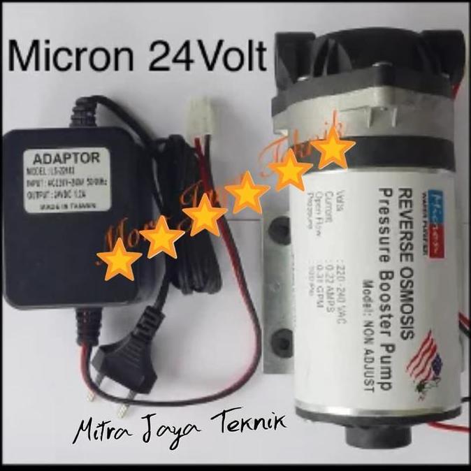 Pompa RO Micron 24Volt Pompa Booster Reverse Osmosis