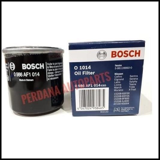 TERLARIS FILTER OLI NISSAN LIVINA / GRAND LIVINA / XGEAR - BOSCH 1014 